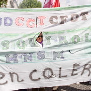 Manifestation à Paris pour la sauvegarde du régime de retraite