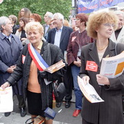 Manifestation à Paris pour la sauvegarde du régime de retraite