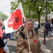 Manifestation à Paris pour la sauvegarde du régime de retraite