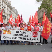 Manifestation à Paris pour la sauvegarde du régime retraite