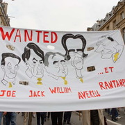 Manifestation à Paris pour la sauvegarde du régime retraite