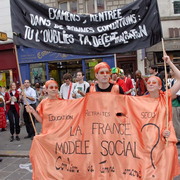 Manifestation à Paris pour la sauvegarde du régime retraite
