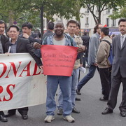 Manifestation à Paris pour la sauvegarde du régime retraite