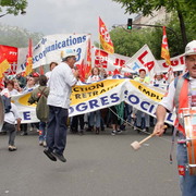 Manifestation à Paris pour la sauvegarde du régime retraite