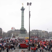 Manifestation à Paris pour la santé et l'action sociale le 11 mars 2004