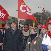 Manifestation à Paris pour la santé et l'action sociale le 11 mars 2004