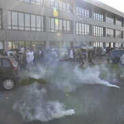 Caen, incidents devant le MEDEF