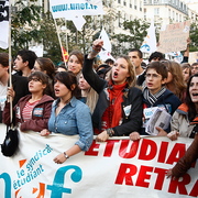 Manif du 16 octobre 2010 à Paris contre la réforme des retraites