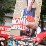 Manif du 16 octobre 2010 à Paris contre la réforme des retraites