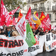 Manif du 16 octobre 2010 à Paris contre la réforme des retraites