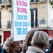 Manif du 16 octobre 2010 à Paris contre la réforme des retraites