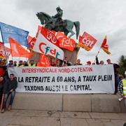 Contre la réforme des retraites à CHERBOURG