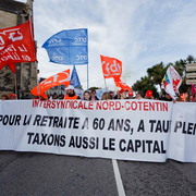 Contre la réforme des retraites à CHERBOURG