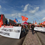 Contre la réforme des retraites à CHERBOURG