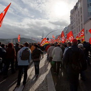 Contre la réforme des retraites à CHERBOURG