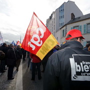 Contre la réforme des retraites à CHERBOURG