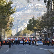 Grenoble. Cortege de tête. Intersyndicale