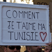 Manif Tunisie à Marseille 15/01/2011