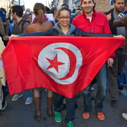 Manif Tunisie à Marseille 15/01/2011