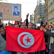 Manif Tunisie à Marseille 15/01/2011