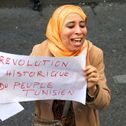 Manif Tunisie à Marseille 15/01/2011