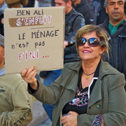 Manif Tunisie à Marseille 15/01/2011