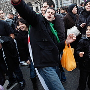 Manif Tunisie à Paris 15/01/2011