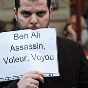 Manif Tunisie à Paris 15/01/2011