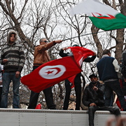 Manif Tunisie à Paris 15/01/2011