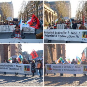 MANIF EDUCATION RODEZ 10 FEVRIER 2011