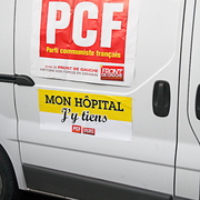 Manif pour la défense du CHU Henri Mondor