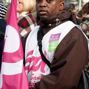 Manif pour la défense du CHU Henri Mondor