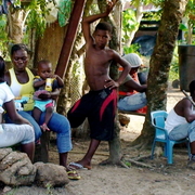 la communauté d'afro-colombiens de Cacarica