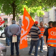 MANIF PENIBILITE DU TRAVAIL RODEZ (12) 28 AVRIL 2011