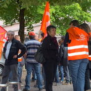 MANIF PENIBILITE DU TRAVAIL RODEZ (12) 28 AVRIL 2011