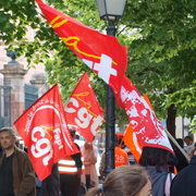 MANIF PENIBILITE DU TRAVAIL RODEZ (12) 28 AVRIL 2011