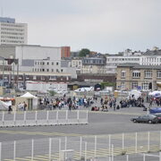 Manif antiG8 le Havre 21 mai 2011, le champ de foire