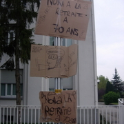 Pancartes Cité Scolaire Lycées Heinrich & Nesel
