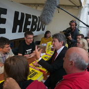 Jean-Luc Mélenchon à Charlie-Hebdo