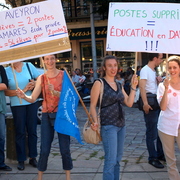 MANIF EDUCATION RODEZ AVEYRON 27 SEPTEMBRE 2011