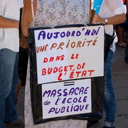 MANIF EDUCATION RODEZ AVEYRON 27 SEPTEMBRE 2011