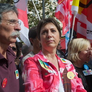 PierreMsaleix et Bernadette Groison (FSU)