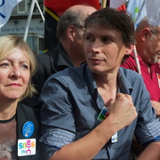 F. Rollet (SNES) et S. Sihr (Snuipp)