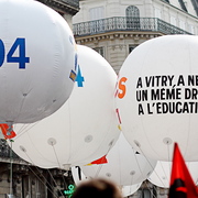 Manifestation des enseignants du public et du privé à Paris - 27 septembre 2011