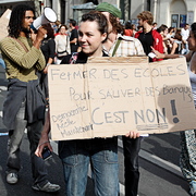 Manifestation des enseignants du public et du privé à Paris - 27 septembre 2011