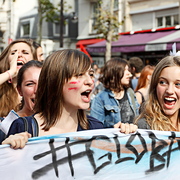 Manifestation des enseignants du public et du privé à Paris - 27 septembre 2011