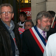 Pierre Laurent et Dominique Adenot