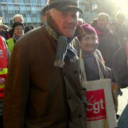 Manif retraités cheminots15 nov 2011