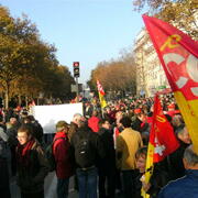 Manif retraités cheminots15 nov 2011