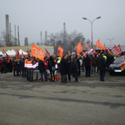 PETROPLUS Petit-Couronne (76) - Rassemblement du 18/01/2012